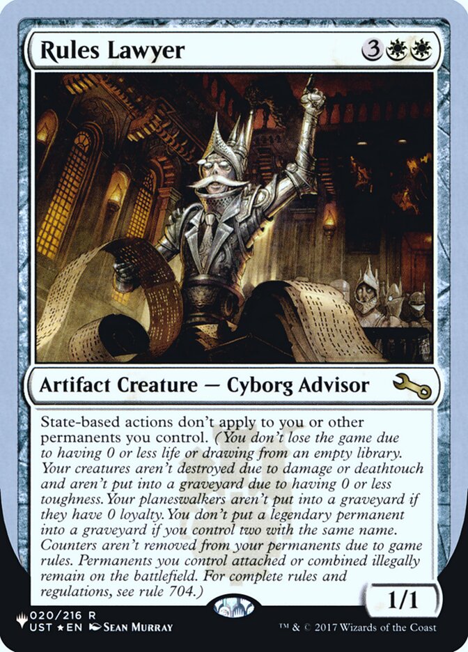 Rules Lawyer (Unfinity Foil Edition) [The List] | Card Citadel