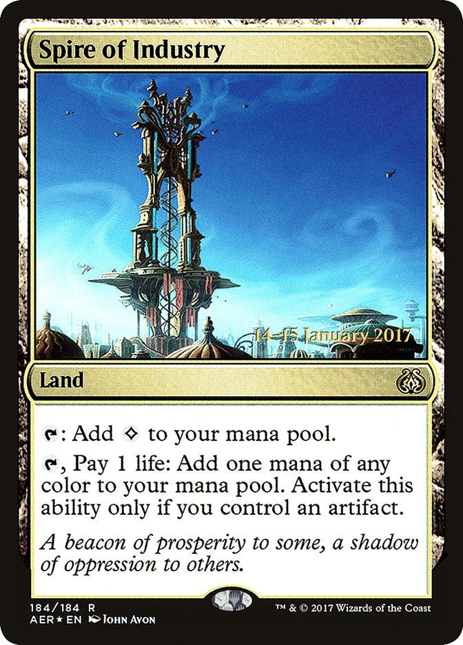 Spire of Industry [Aether Revolt Prerelease Promos] | Card Citadel