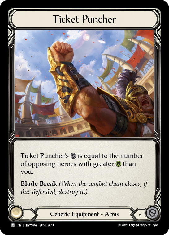 Ticket Puncher [HVY204] (Heavy Hitters)  Cold Foil | Card Citadel