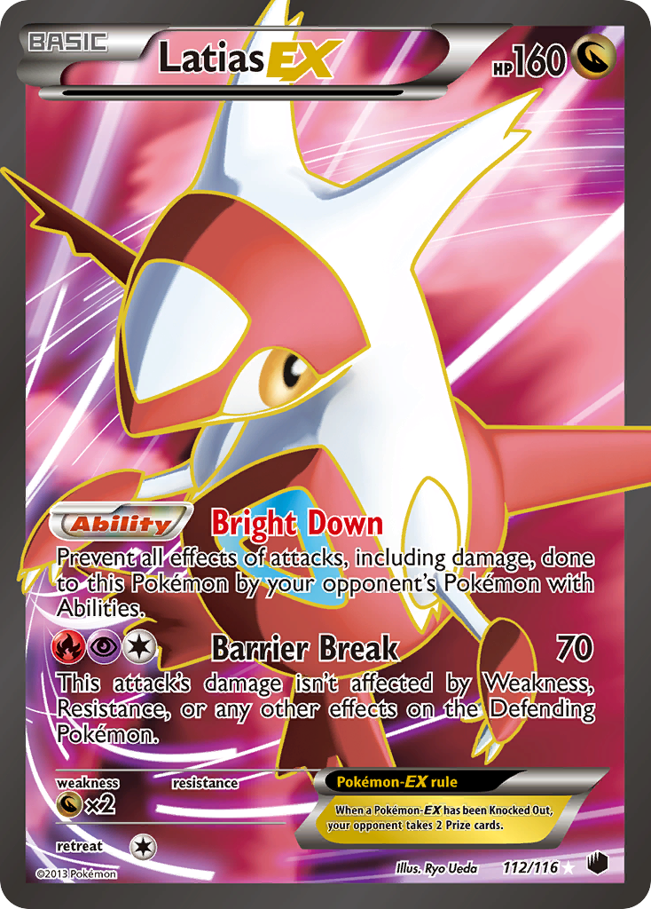 Latias EX (112/116) [Black & White: Plasma Freeze] | Card Citadel