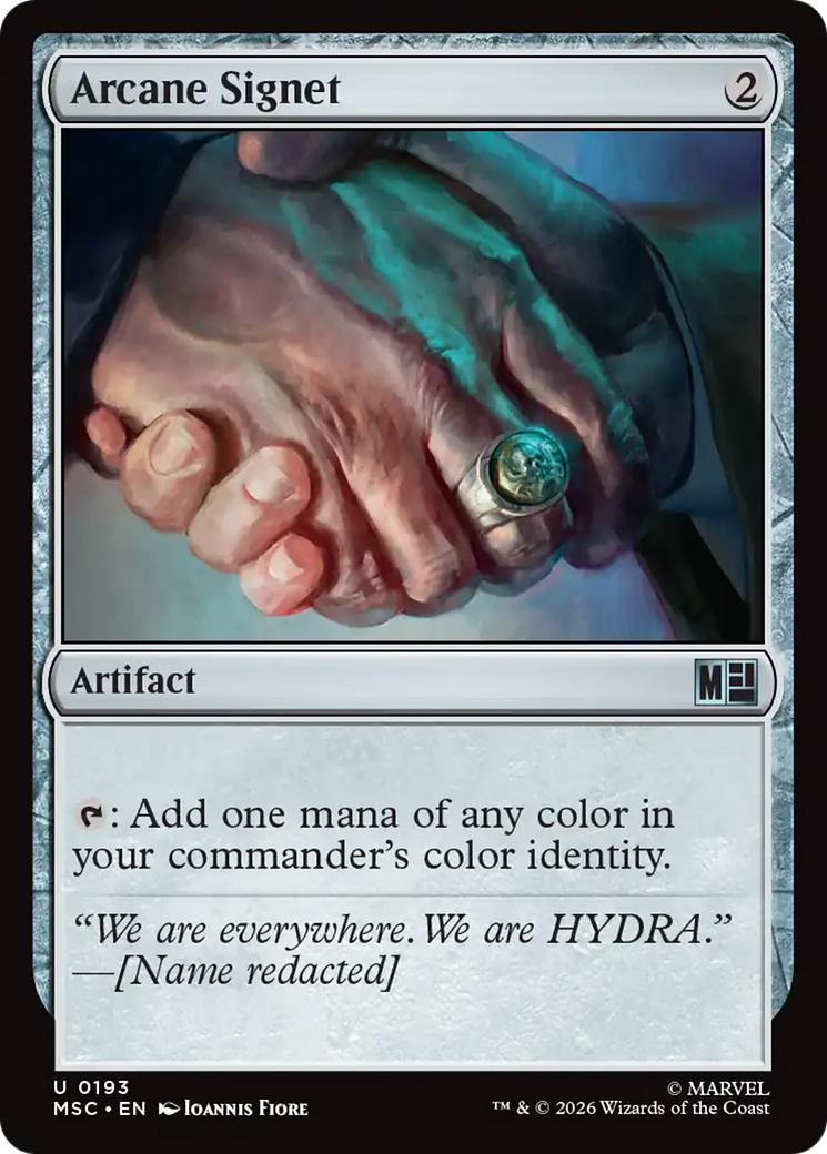 Arcane Signet (0193) [Marvel Super Heroes Commander] | Card Citadel