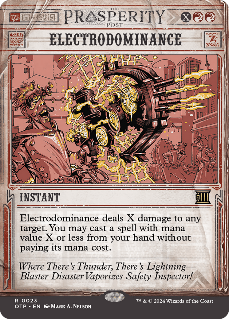 Electrodominance [Outlaws of Thunder Junction: Breaking News] | Card Citadel