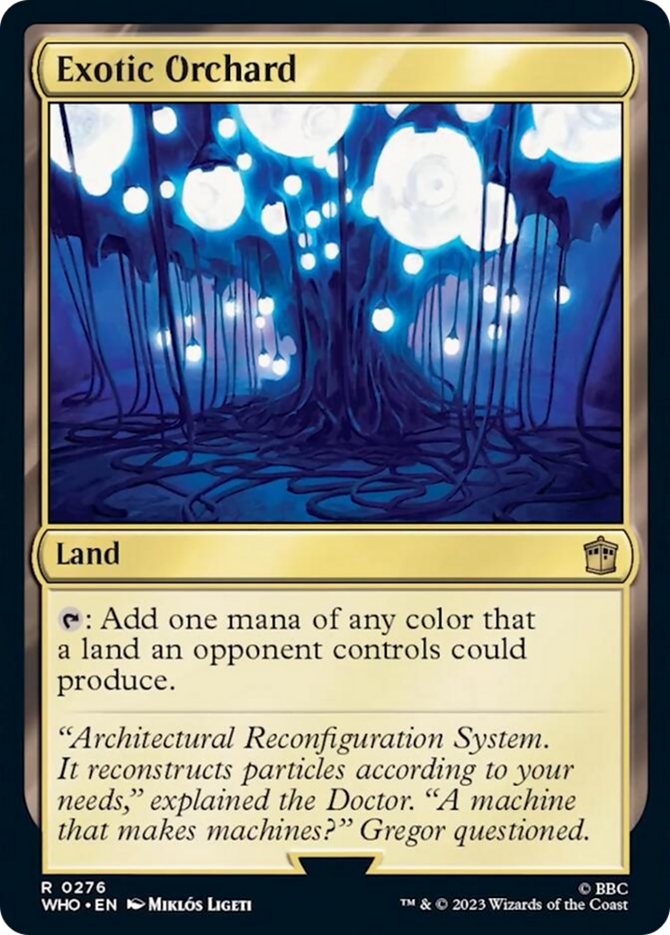 Exotic Orchard [Doctor Who] | Card Citadel