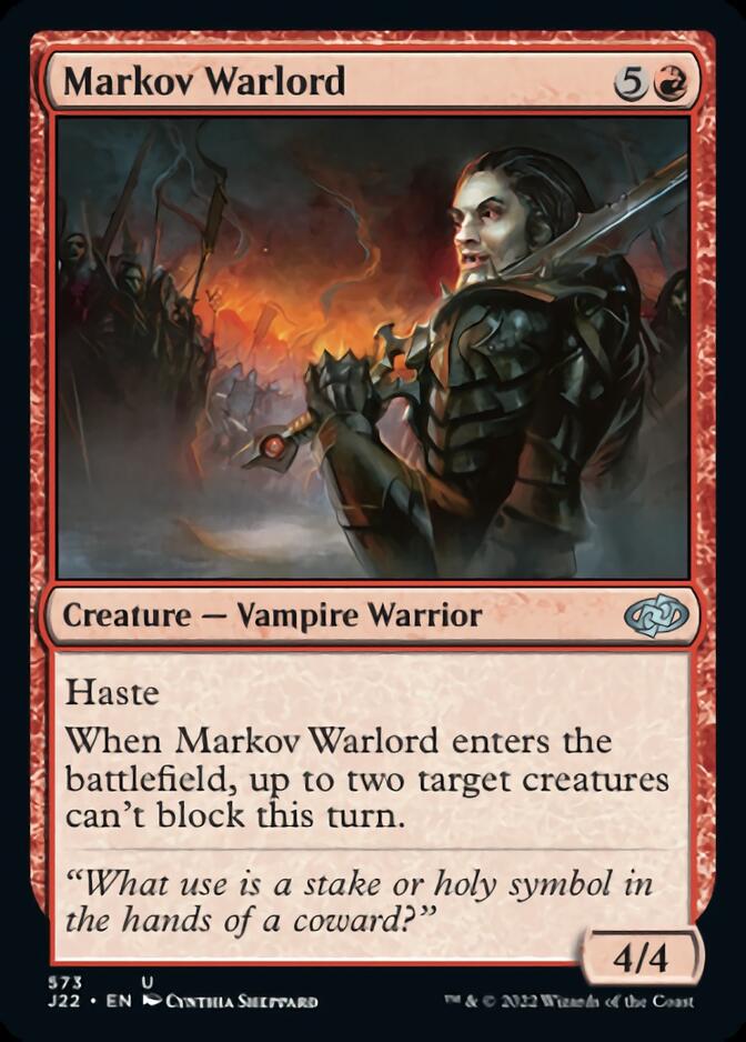 Markov Warlord [Jumpstart 2022] | Card Citadel