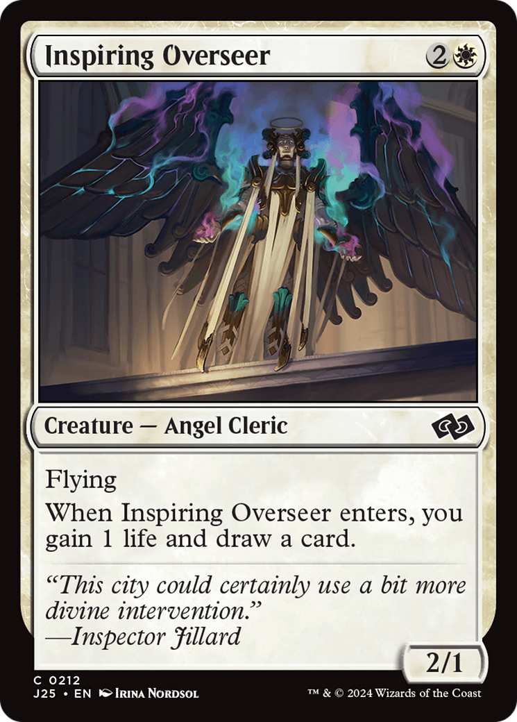 Inspiring Overseer [Foundations Jumpstart] | Card Citadel