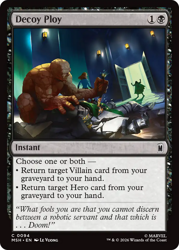 Decoy Ploy [Marvel Super Heroes] | Card Citadel