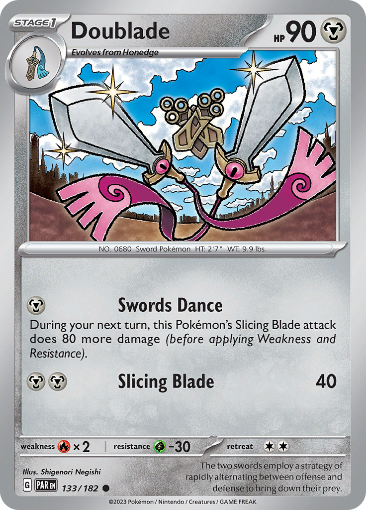 Doublade (133/182) [Scarlet & Violet: Paradox Rift] | Card Citadel