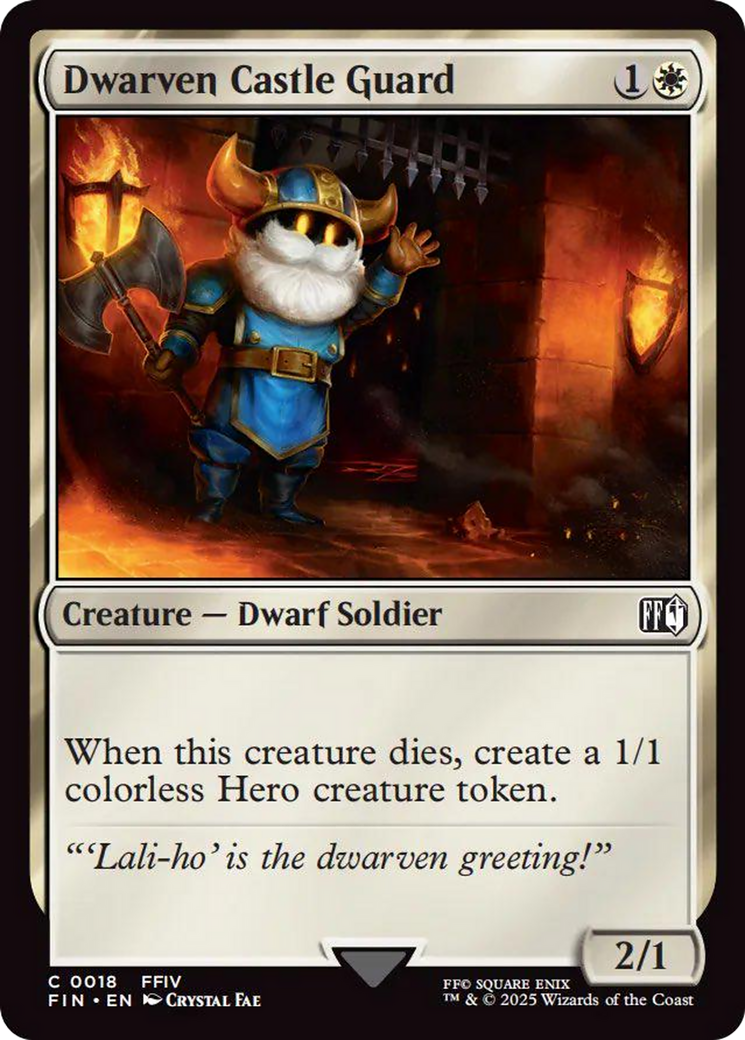 Dwarven Castle Guard [FINAL FANTASY] | Card Citadel
