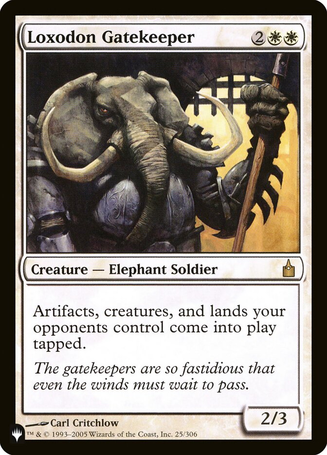 Loxodon Gatekeeper [The List] | Card Citadel