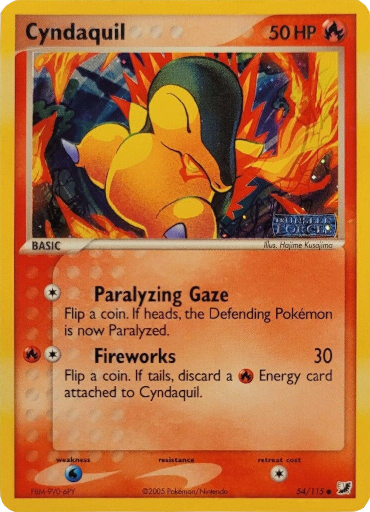 Cyndaquil (54/115) (Stamped) [EX: Unseen Forces] | Card Citadel