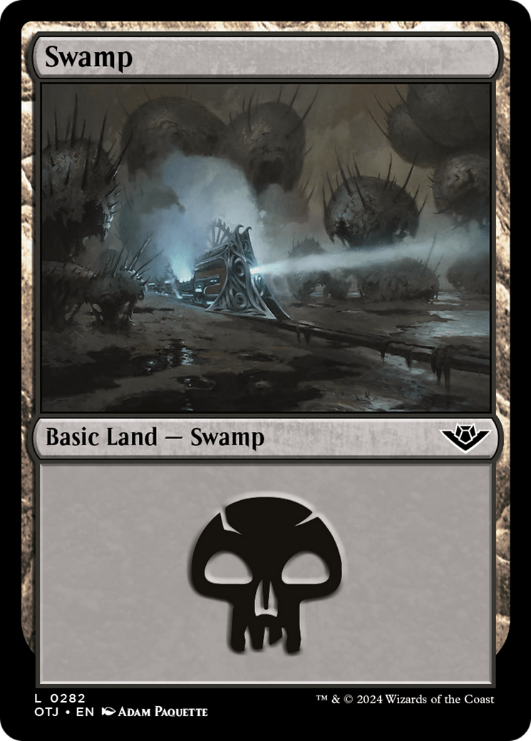 Swamp (0282) [Outlaws of Thunder Junction] | Card Citadel