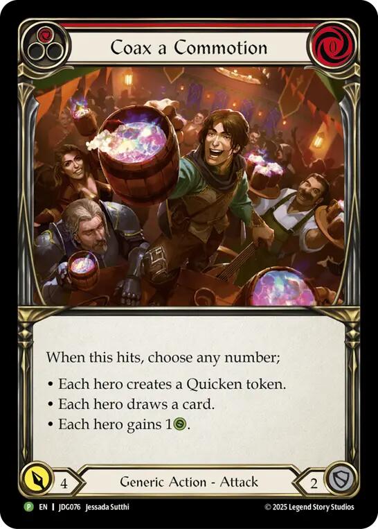 Coax a Commotion [JDG076] (Promo)  Cold Foil | Card Citadel