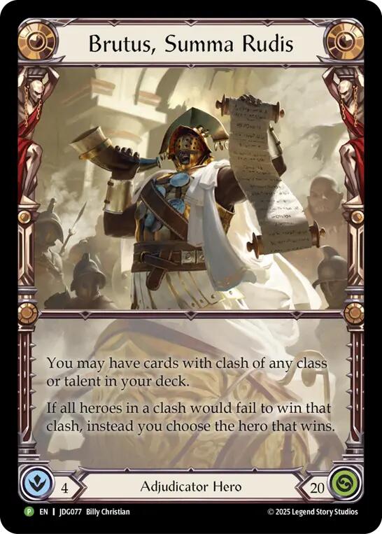 Brutus, Summa Rudis [JDG0077] (Promo) | Card Citadel
