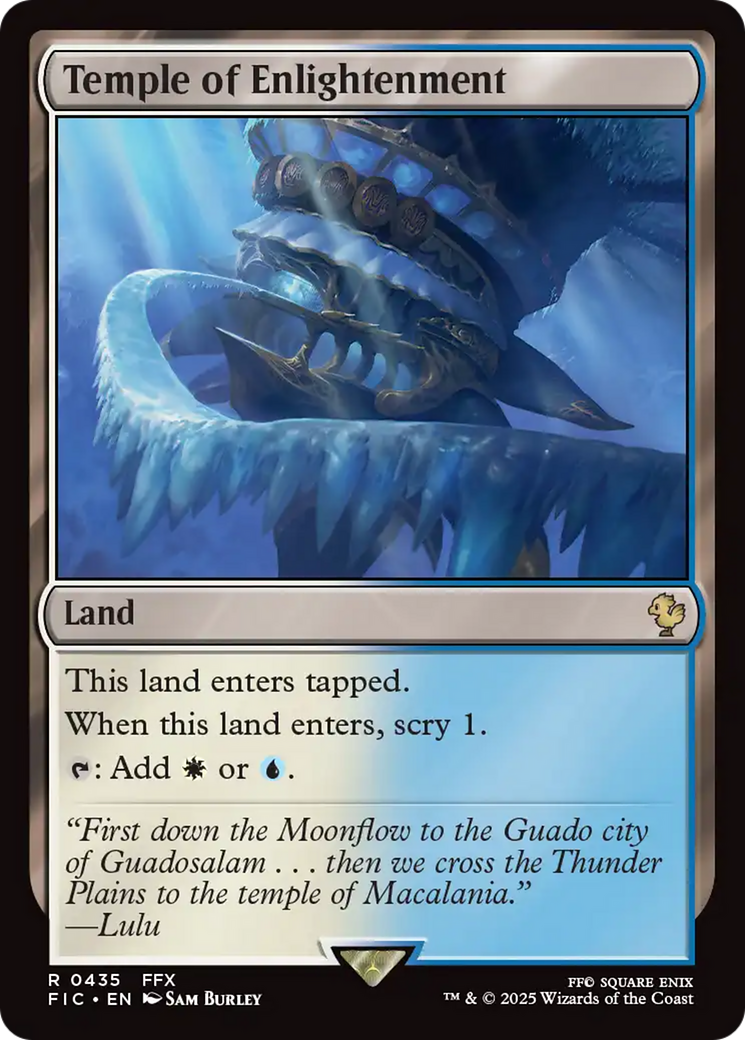 Temple of Enlightenment [FINAL FANTASY Commander] | Card Citadel