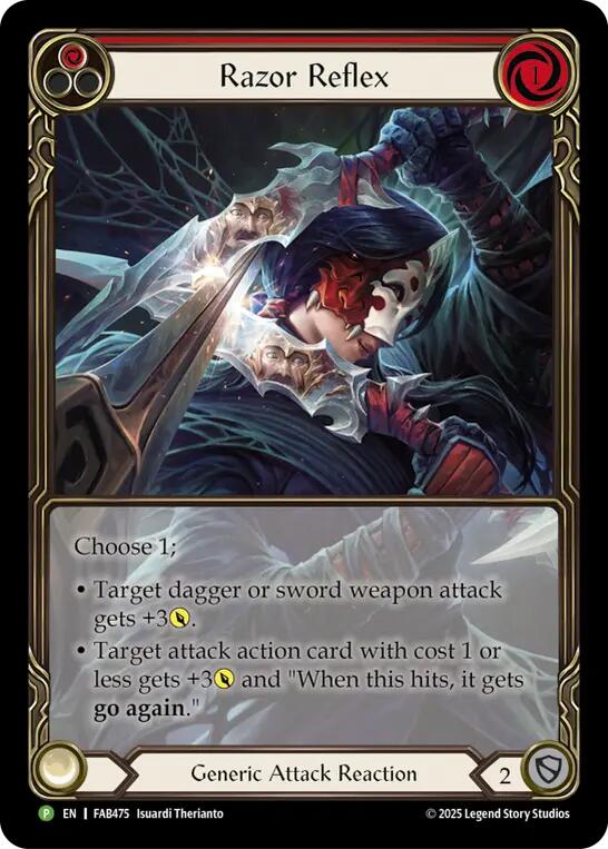 Razor Reflex (Red) [FAB475] (Promo)  Rainbow Foil | Card Citadel