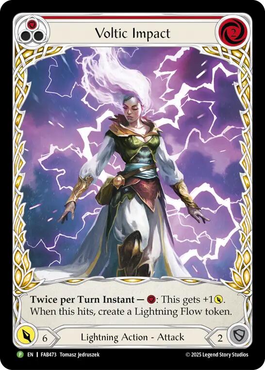 Voltic Impact [FAB473] (Promo)  Rainbow Foil | Card Citadel