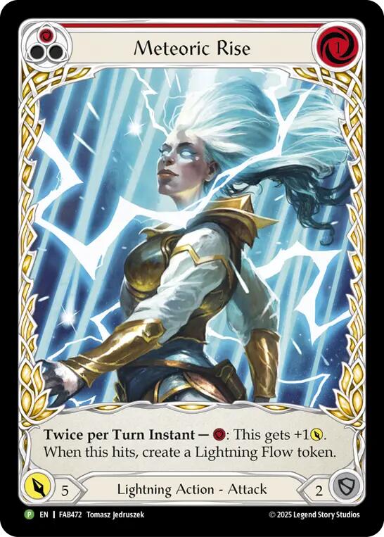Meteoric Rise [FAB472] (Promo)  Rainbow Foil | Card Citadel