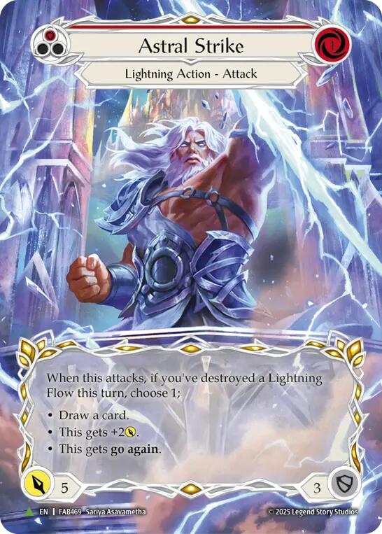 Astral Strike [FAB469] (Promo)  Cold Foil | Card Citadel