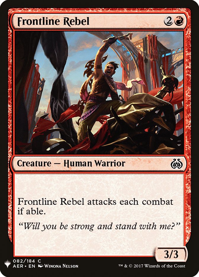 Frontline Rebel [Mystery Booster] | Card Citadel