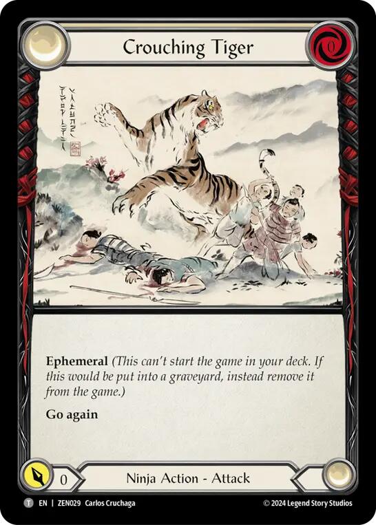 Crouching Tiger [ZENO29] (Part the Mistveil Zen Blitz Deck) | Card Citadel