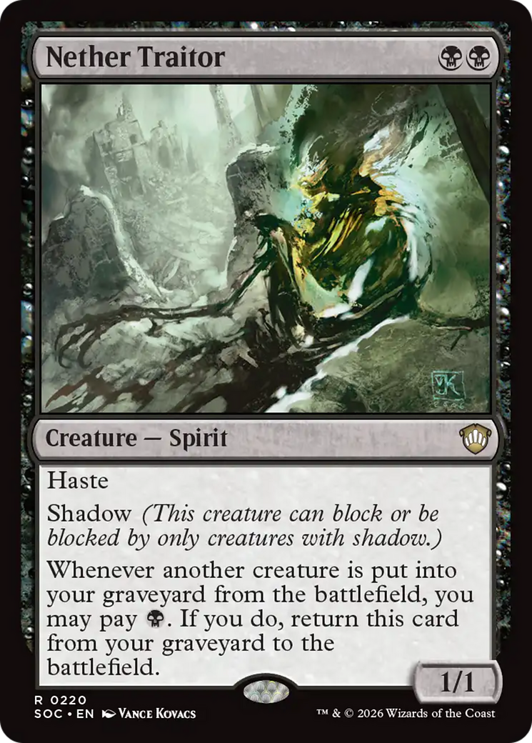 Nether Traitor [Secrets of Strixhaven Commander] | Card Citadel