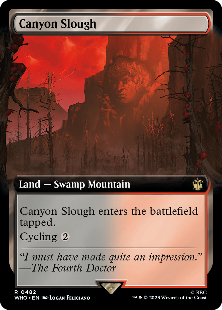 Canyon Slough (Extended Art) [Doctor Who] | Card Citadel