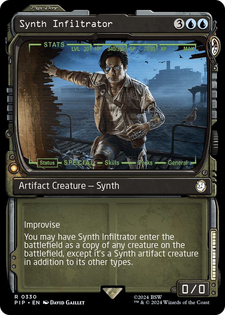 Synth Infiltrator (Showcase) [Fallout] | Card Citadel