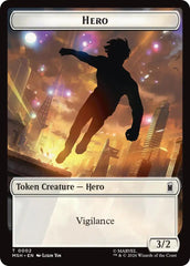 Hero // Robot Villain Double-Sided Token [Marvel Super Heroes Tokens] | Card Citadel