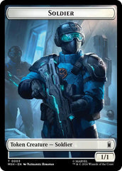 Villain // Soldier Double-Sided Token [Marvel Super Heroes Tokens] | Card Citadel