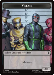 Villain // Treasure Double-Sided Token [Marvel Super Heroes Tokens] | Card Citadel