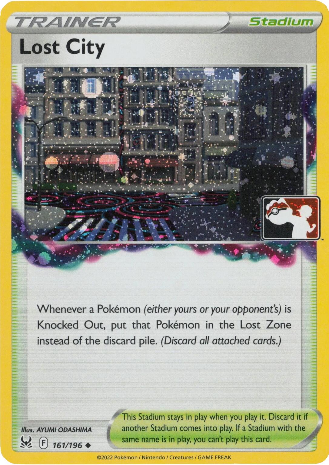 Lost City (161/196) (Cosmos Holo) [Prize Pack Series Four] | Card Citadel