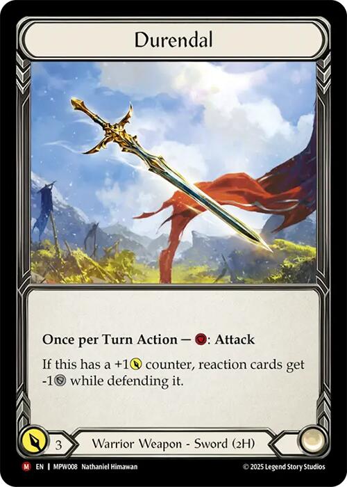 Durendal [MPW008] (Mastery Pack Warrior) | Card Citadel