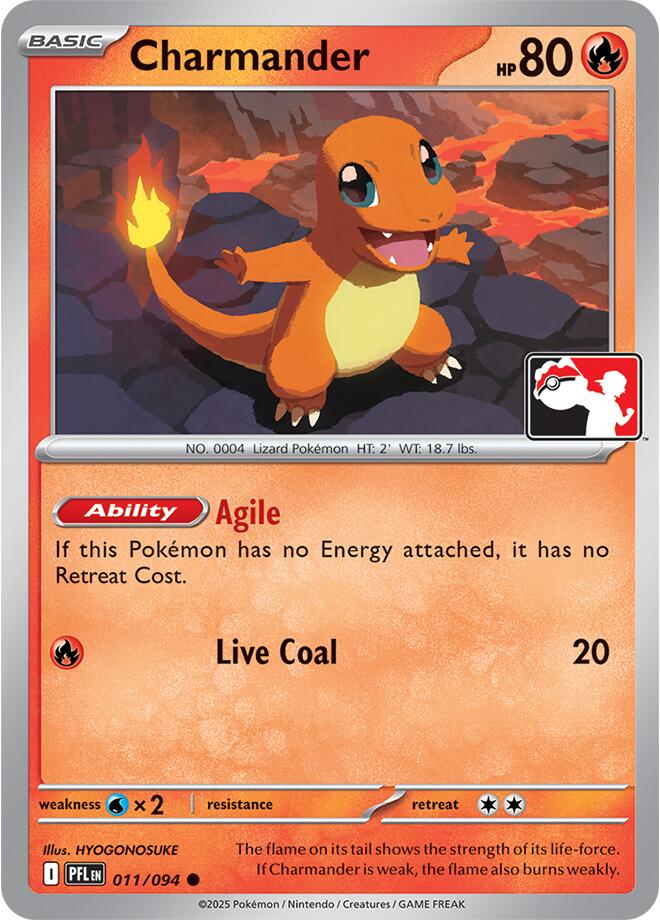 Charmander (011/094) [Prize Pack Series Nine] | Card Citadel