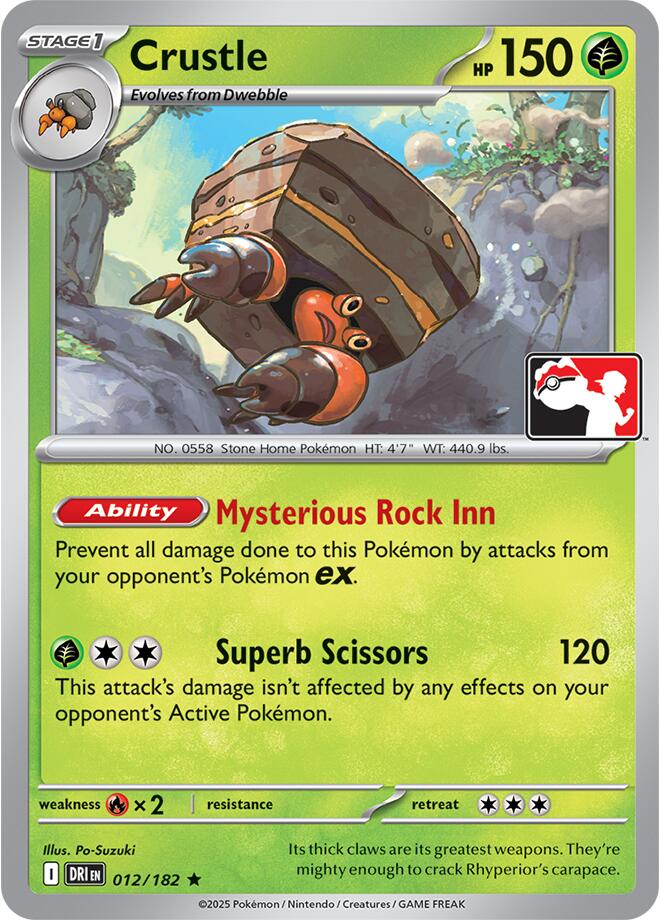 Crustle (012/182) [Prize Pack Series Nine] | Card Citadel