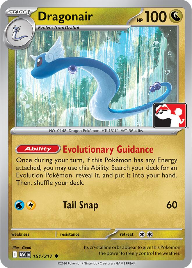 Dragonair (151/217) [Prize Pack Series Nine] | Card Citadel