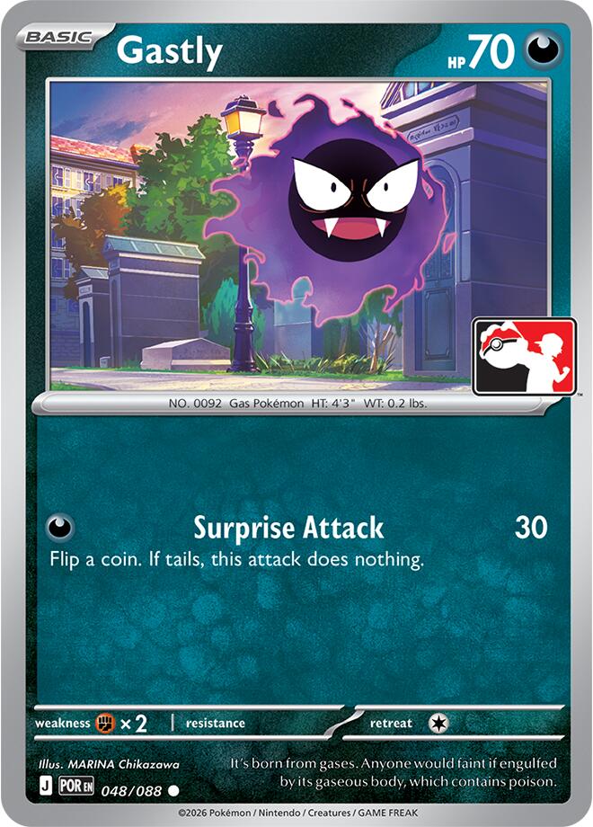 Gastly (048/088) [Prize Pack Series Nine] | Card Citadel