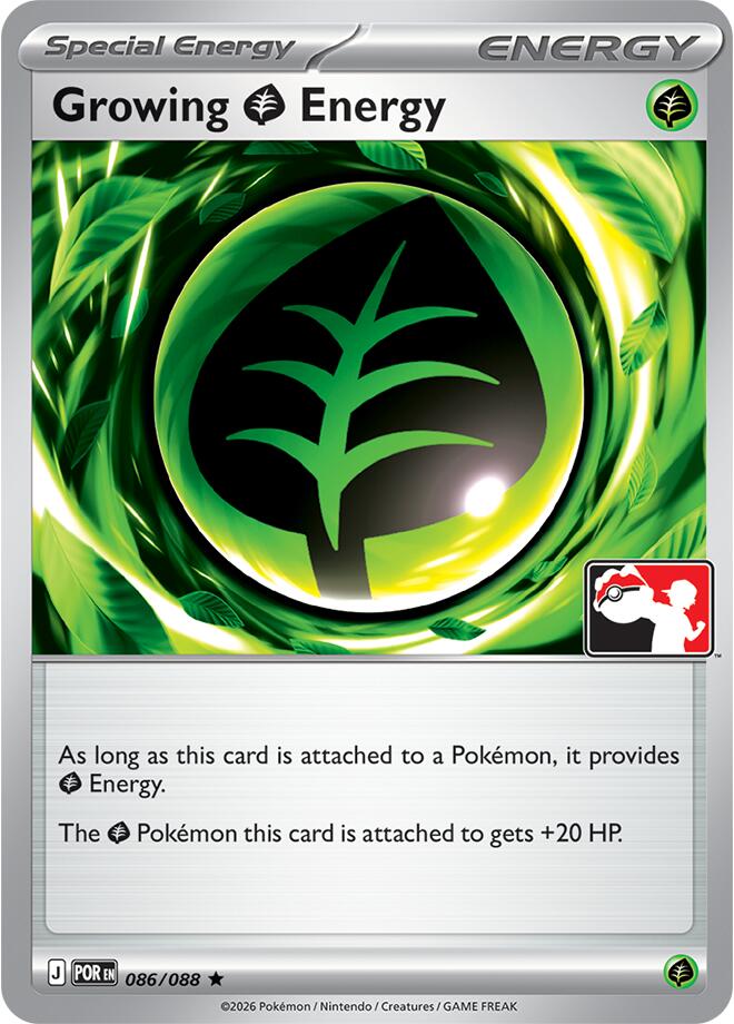 Growing Grass Energy (086/088) [Prize Pack Series Nine] | Card Citadel