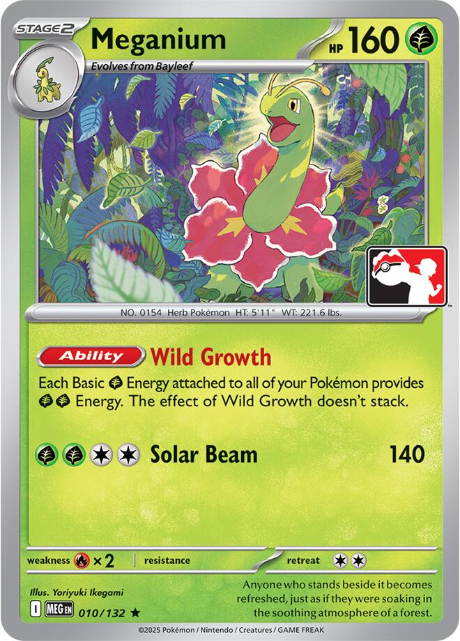 Meganium (010/132) [Prize Pack Series Nine] | Card Citadel