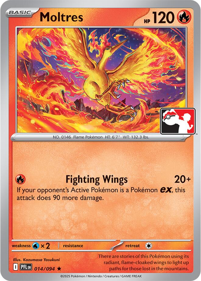 Moltres (014/094) [Prize Pack Series Nine] | Card Citadel