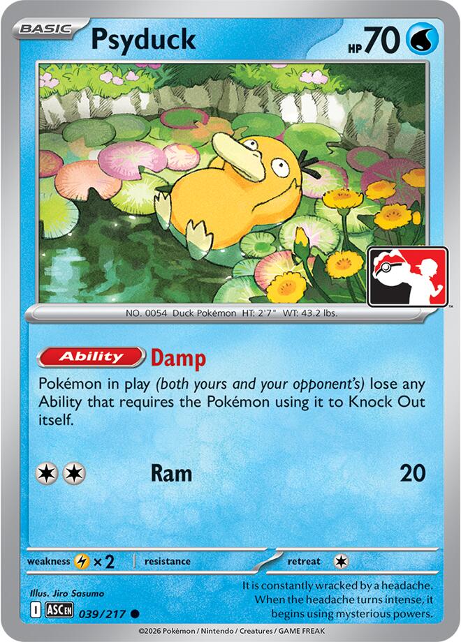 Psyduck (039/217) [Prize Pack Series Nine] | Card Citadel