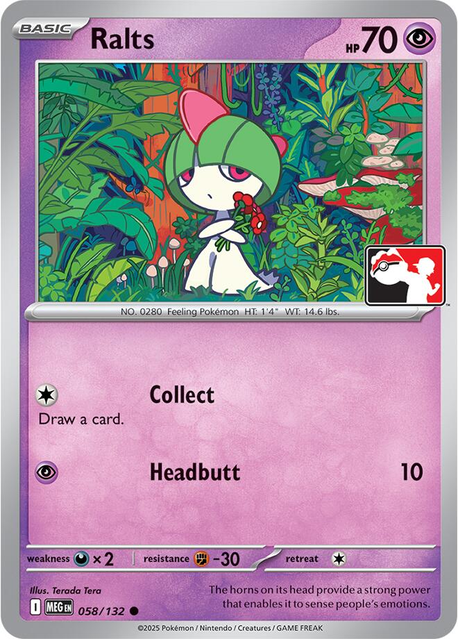 Ralts (058/132) [Prize Pack Series Nine] | Card Citadel