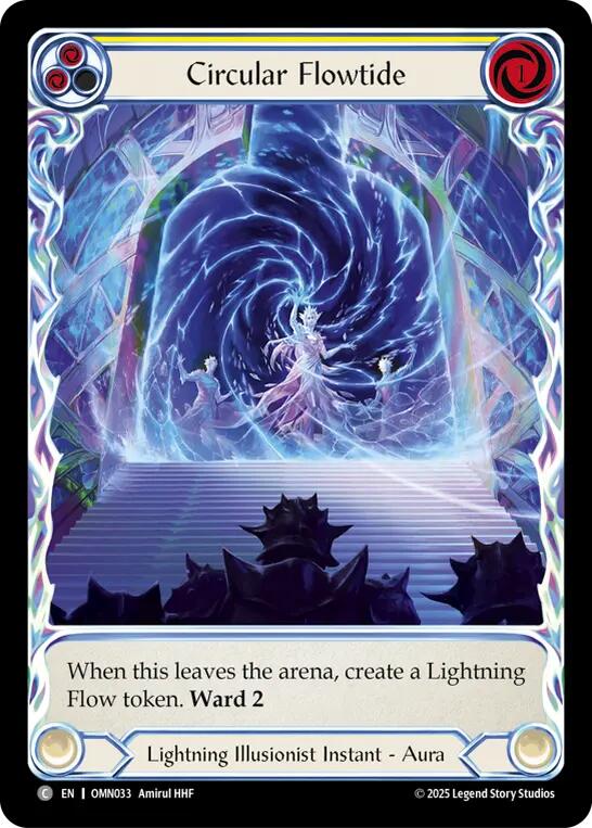 Circular Flowtide (Yellow) (Extended Art) [OMN033] (Omens of the Third Age)  Cold Foil | Card Citadel