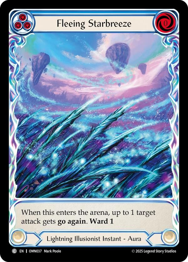 Fleeing Starbreeze (Extended Art) [OMN037] (Omens of the Third Age)  Cold Foil | Card Citadel