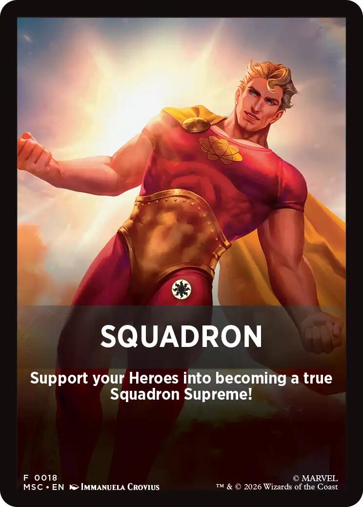 Squandron Theme Card [Marvel Super Heroes Commander] | Card Citadel