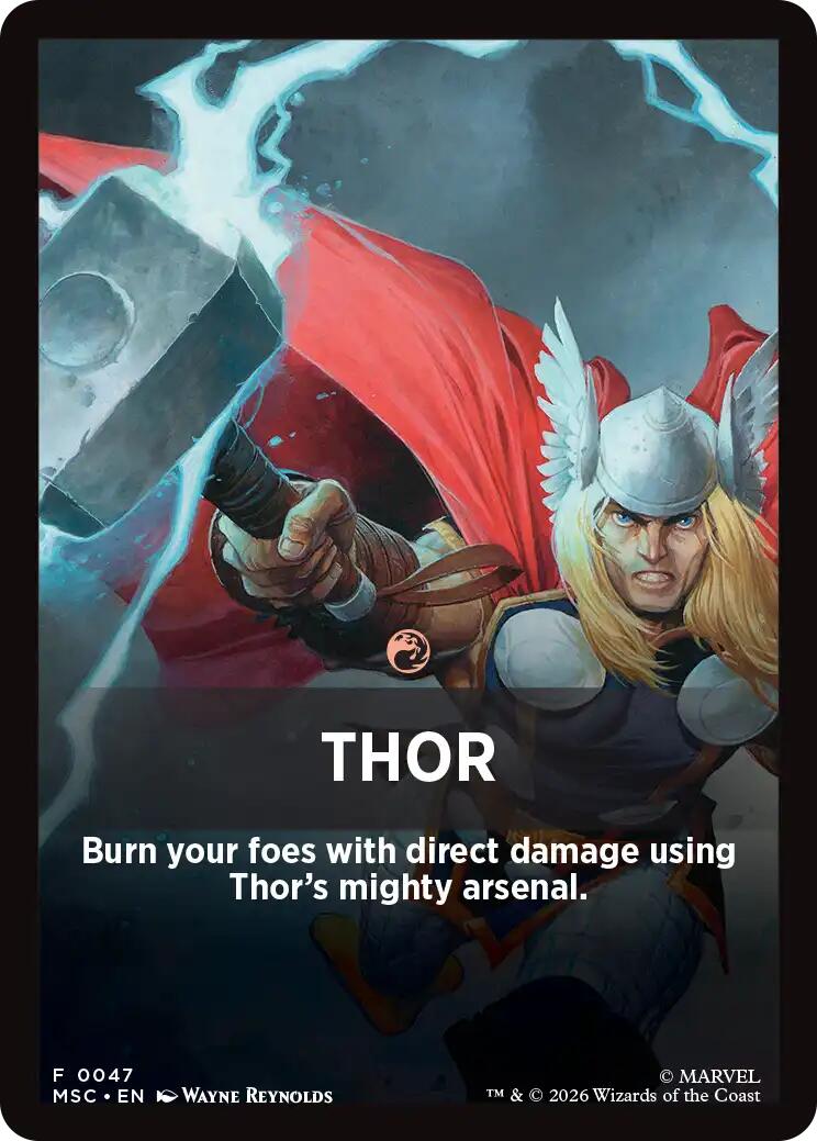 Thor Theme Card [Marvel Super Heroes Commander] | Card Citadel