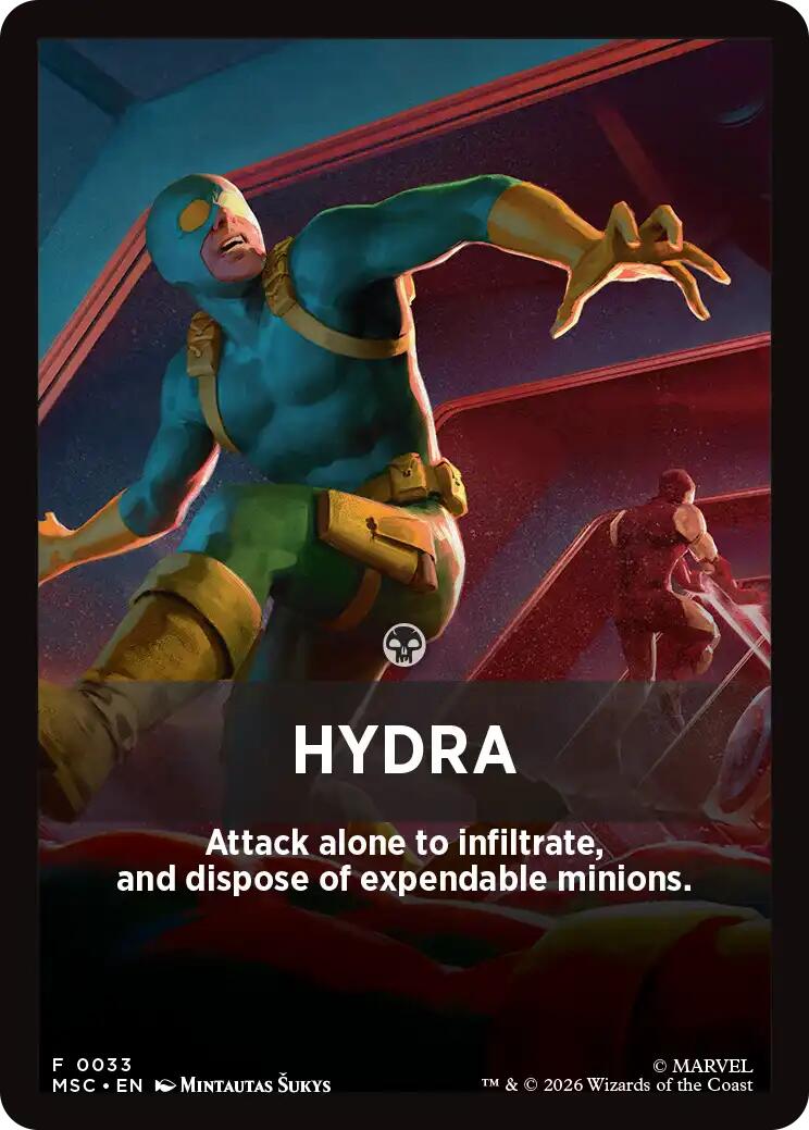 Hydra Theme Card [Marvel Super Heroes Commander] | Card Citadel