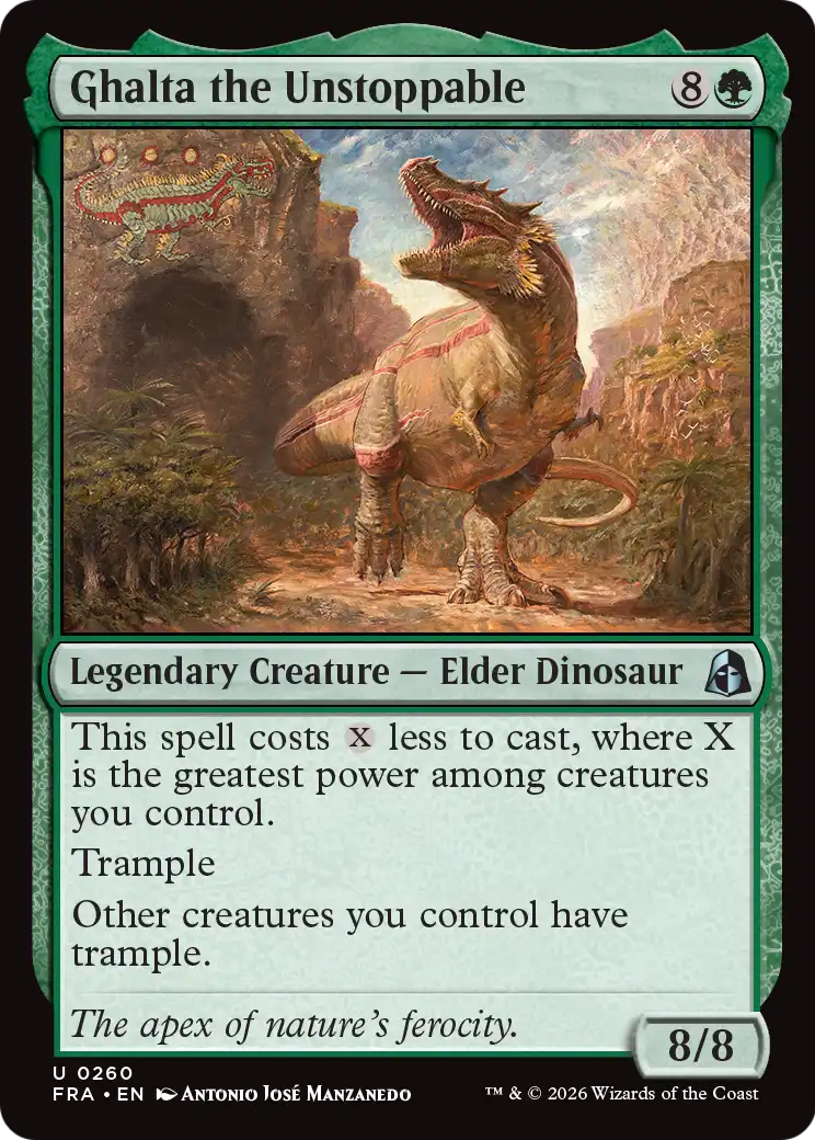 Ghalta the Unstoppable [Reality Fracture] | Card Citadel