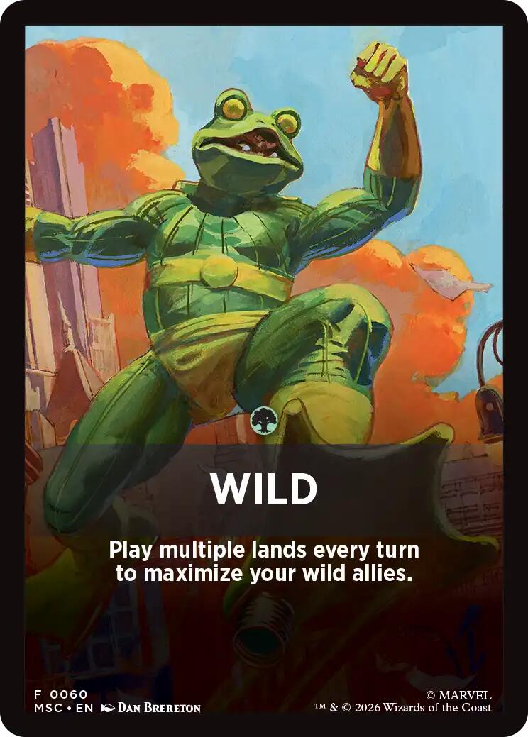 Wild Theme Card [Marvel Super Heroes Commander] | Card Citadel
