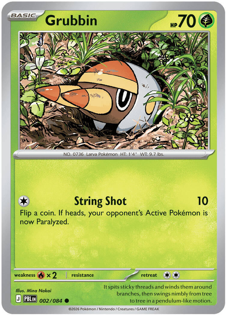 Grubbin (002/084) [Mega Evolution: Pitch Black] | Card Citadel