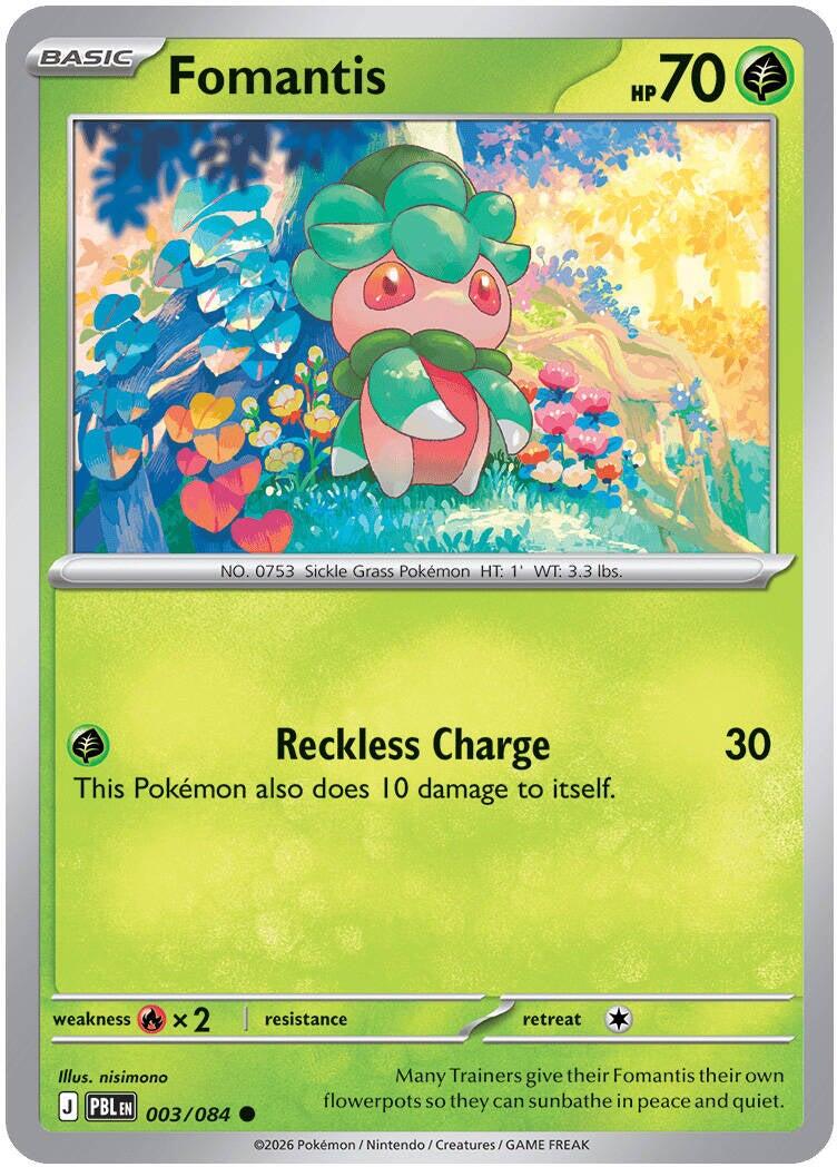 Fomantis (003/084) [Mega Evolution: Pitch Black] | Card Citadel